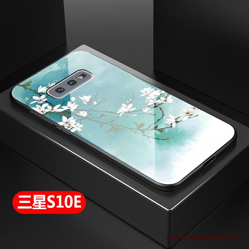 Samsung Galaxy S10e Hoesje Kunst Siliconen Eenvoudige Ster Mini Glas All Inclusive