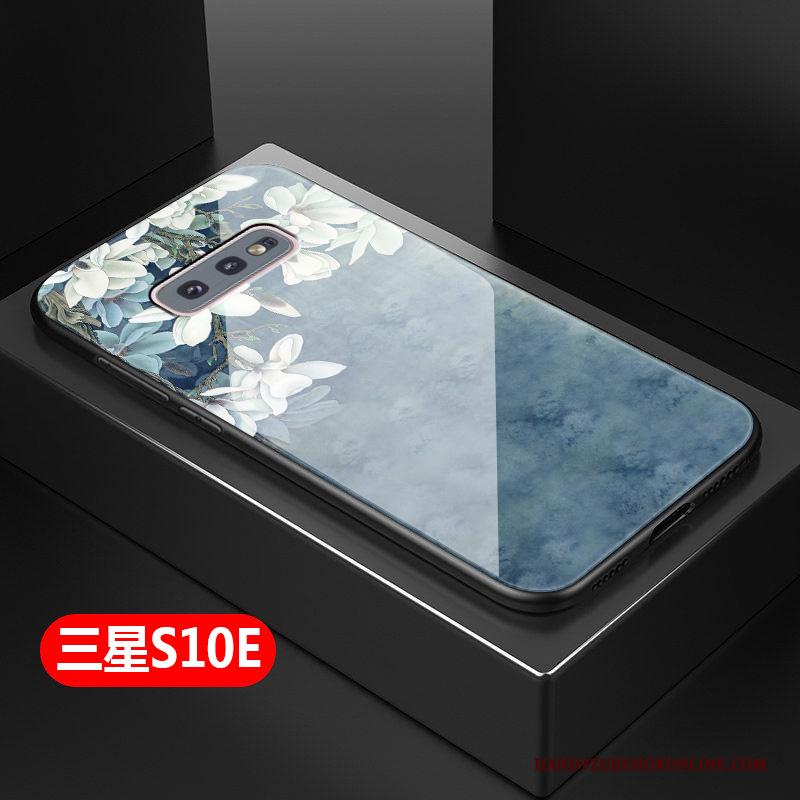 Samsung Galaxy S10e Hoesje Kunst Siliconen Eenvoudige Ster Mini Glas All Inclusive