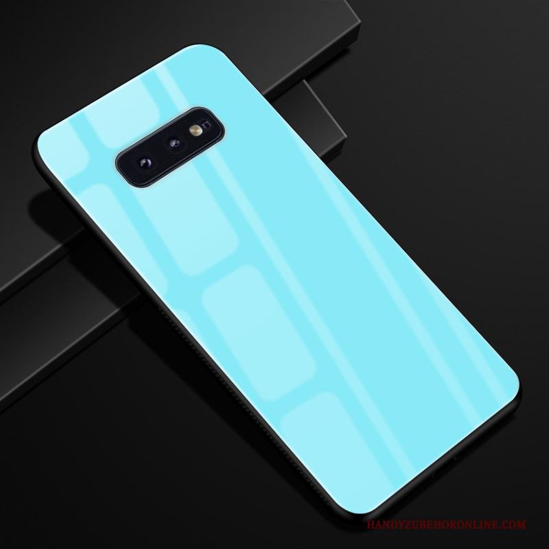 Samsung Galaxy S10e Hoesje Ster Verloop Glas Pas Purper Bescherming Hoes