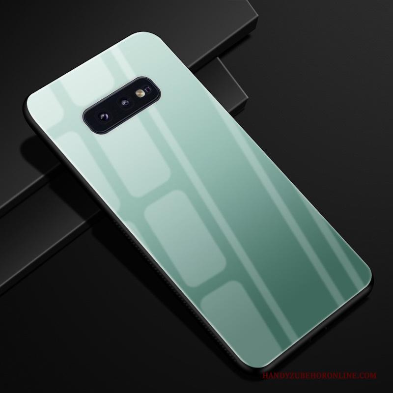 Samsung Galaxy S10e Hoesje Ster Verloop Glas Pas Purper Bescherming Hoes