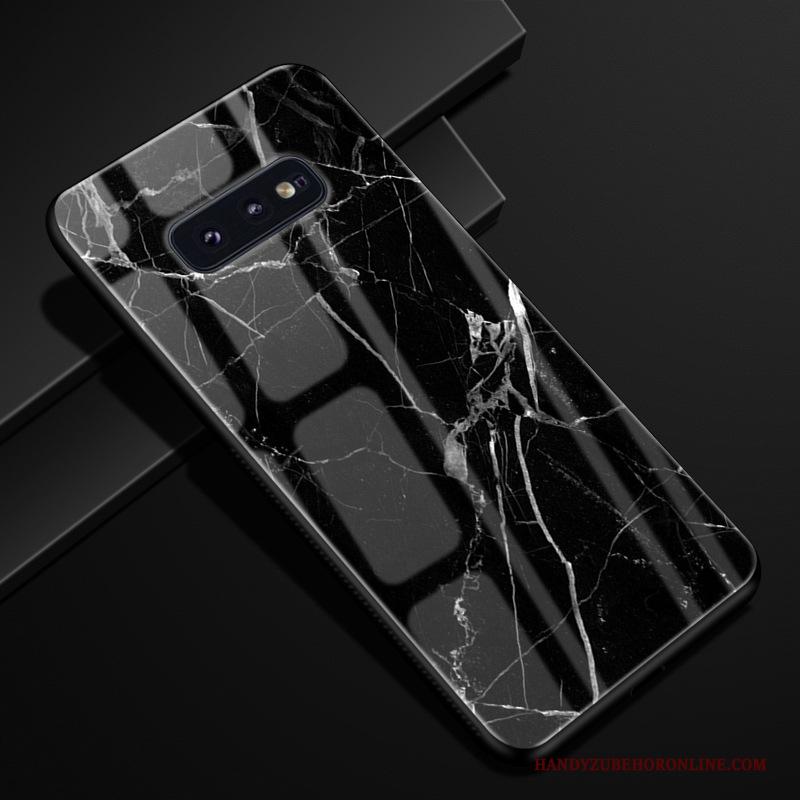 Samsung Galaxy S10e Hoesje Ster Verloop Glas Pas Purper Bescherming Hoes