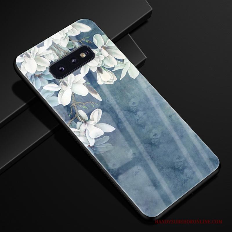 Samsung Galaxy S10e Hoesje Telefoon Spiegel Ster Bescherming Anti-fall Glas Roze