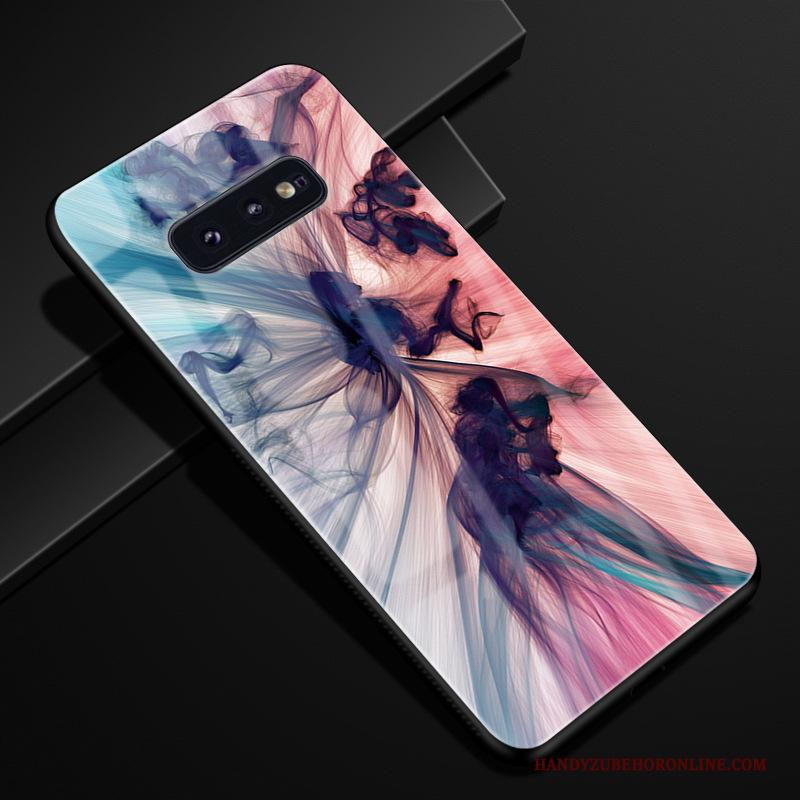 Samsung Galaxy S10e Hoesje Telefoon Spiegel Ster Bescherming Anti-fall Glas Roze