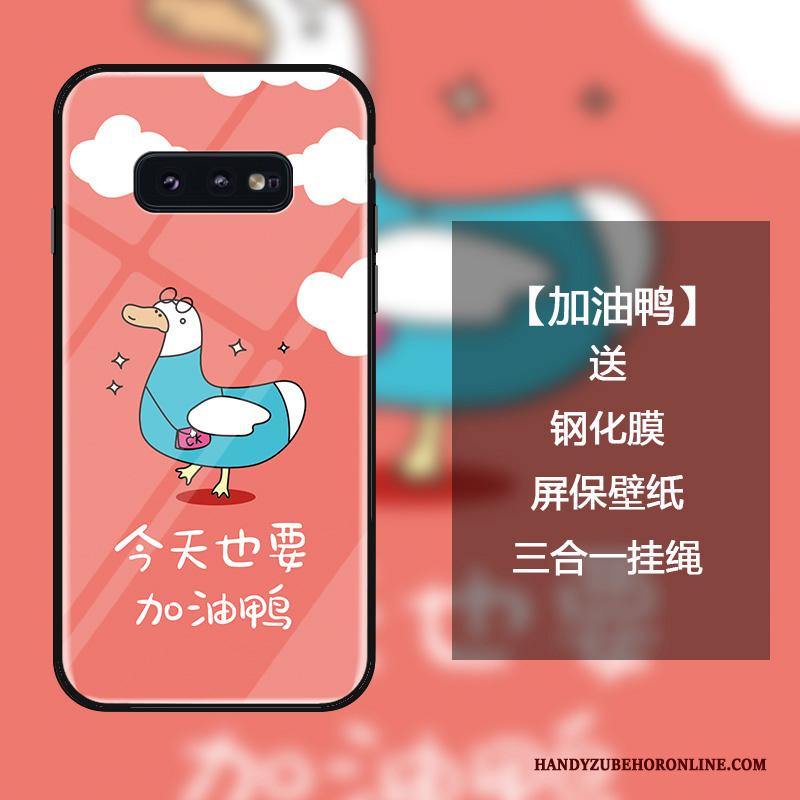 Samsung Galaxy S10e Hoesje Trend Anti-fall Bescherming Ster Hanger Hoes Groen