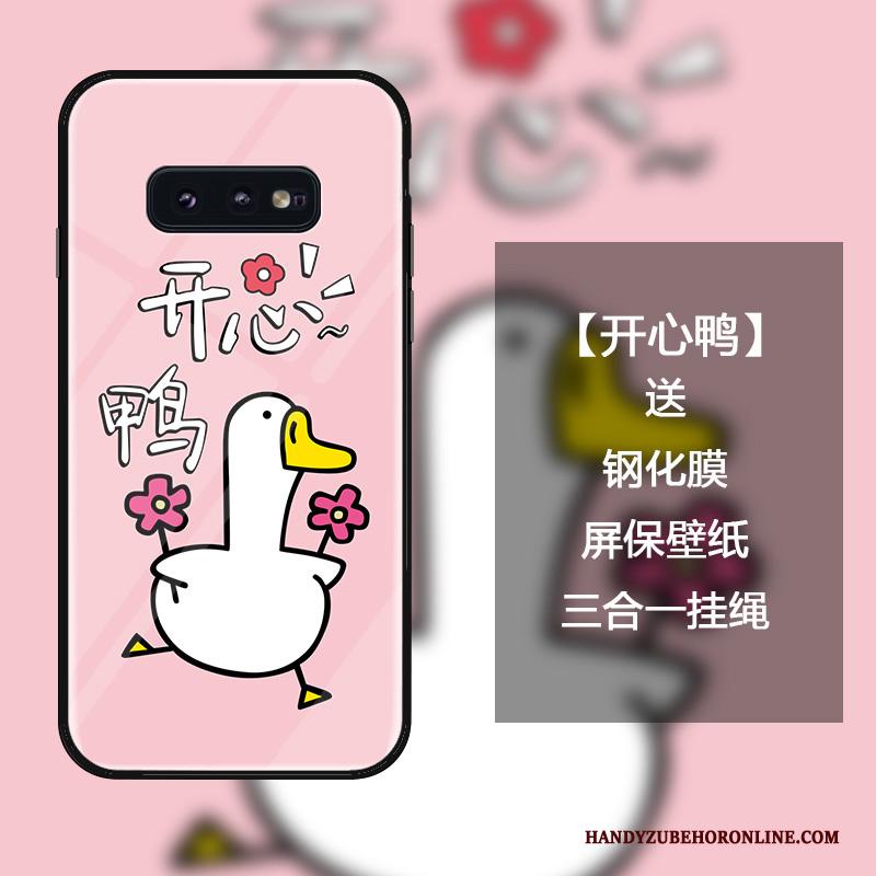 Samsung Galaxy S10e Hoesje Trend Anti-fall Bescherming Ster Hanger Hoes Groen