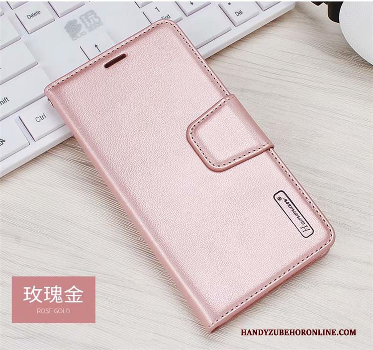 Samsung Galaxy S10e Kaart Ster Kaart Tas Hoesje Telefoon Hanger Leren Etui Rood