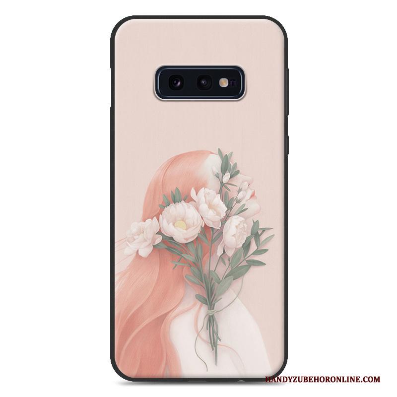 Samsung Galaxy S10e Kunst Siliconen Hoesje Telefoon Zacht Vers Ster Hanger