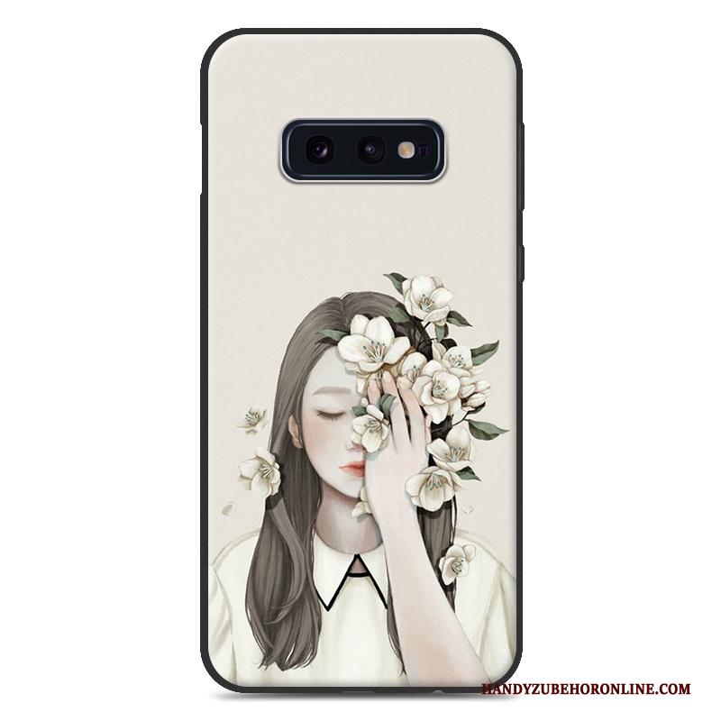 Samsung Galaxy S10e Kunst Siliconen Hoesje Telefoon Zacht Vers Ster Hanger