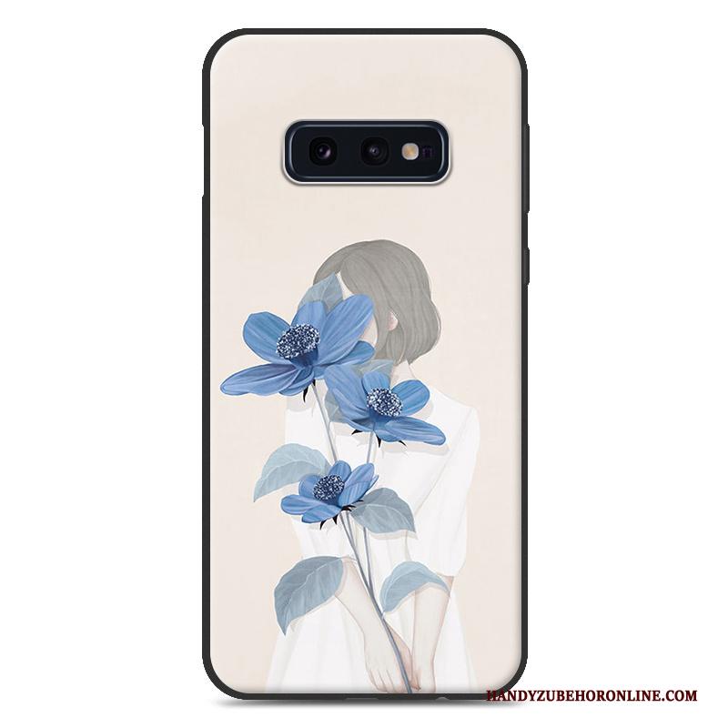 Samsung Galaxy S10e Kunst Siliconen Hoesje Telefoon Zacht Vers Ster Hanger