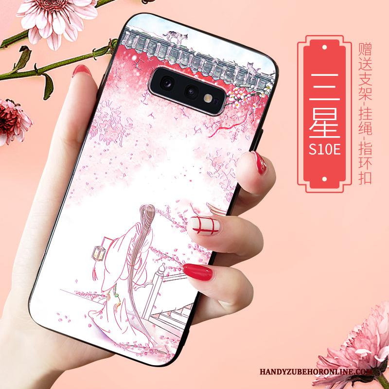 Samsung Galaxy S10e Schrobben Wit Hoesje Telefoon Trendy Merk High End All Inclusive Zacht