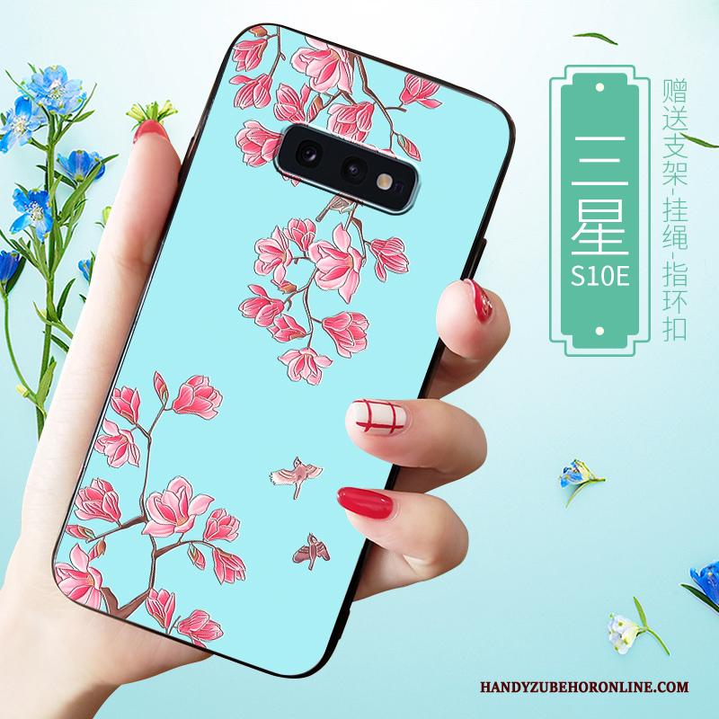 Samsung Galaxy S10e Schrobben Wit Hoesje Telefoon Trendy Merk High End All Inclusive Zacht