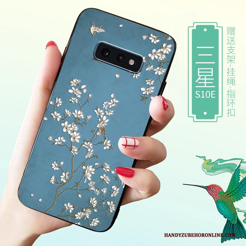 Samsung Galaxy S10e Schrobben Wit Hoesje Telefoon Trendy Merk High End All Inclusive Zacht