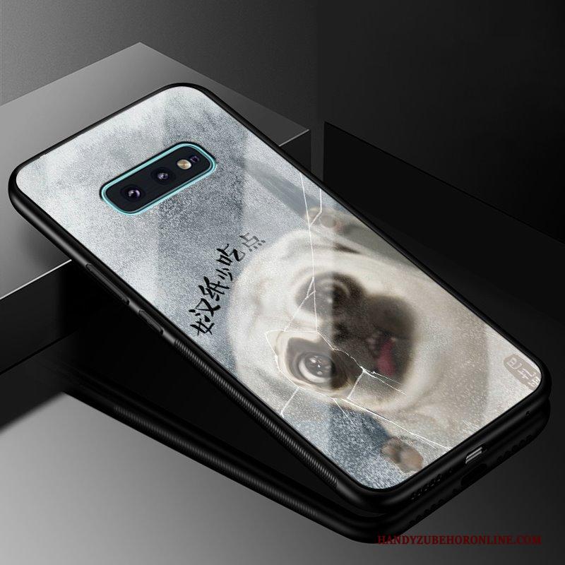 Samsung Galaxy S10e Wind Hoesje Glas Bescherming Mobiele Telefoon Ster Zwart