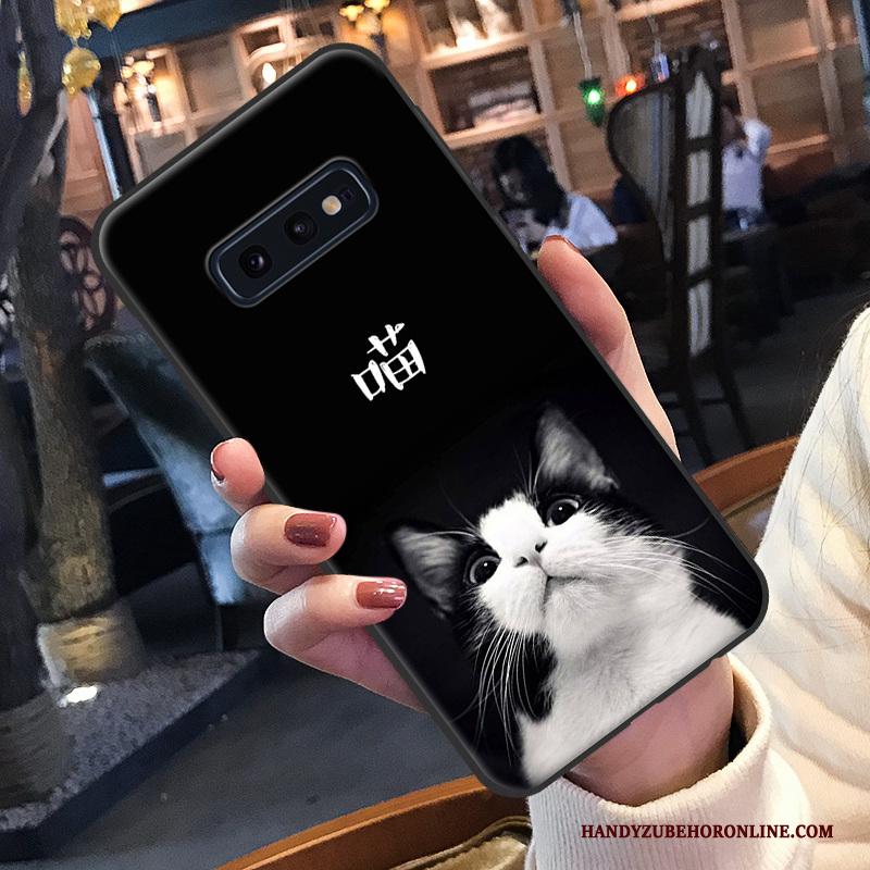 Samsung Galaxy S10e Zacht Hoesje Telefoon Lovers Rood Siliconen Ster Grappig