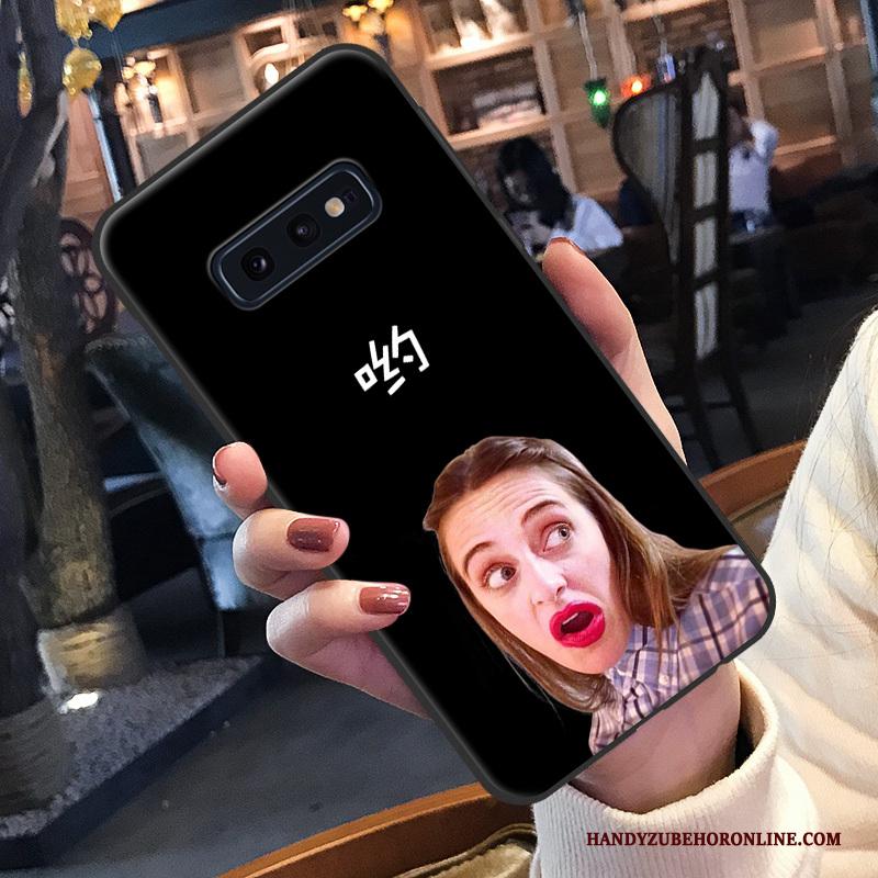 Samsung Galaxy S10e Zacht Hoesje Telefoon Lovers Rood Siliconen Ster Grappig