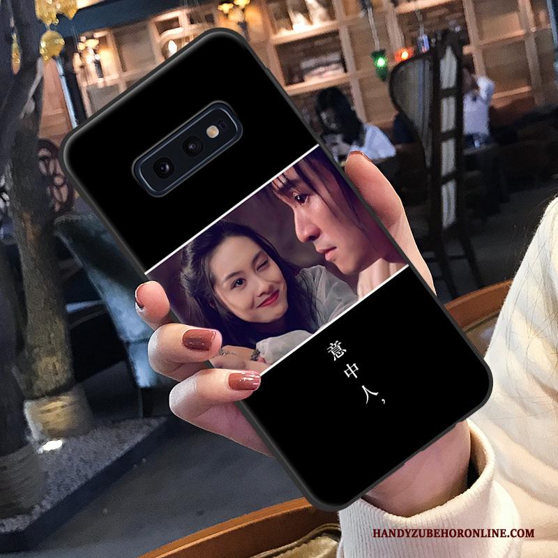 Samsung Galaxy S10e Zacht Hoesje Telefoon Lovers Rood Siliconen Ster Grappig