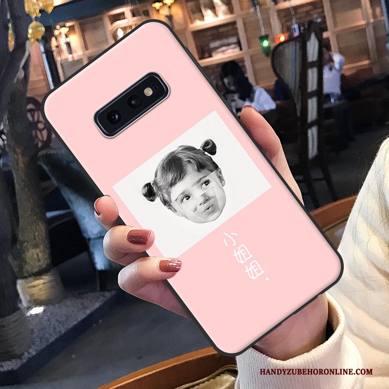 Samsung Galaxy S10e Zacht Hoesje Telefoon Lovers Rood Siliconen Ster Grappig