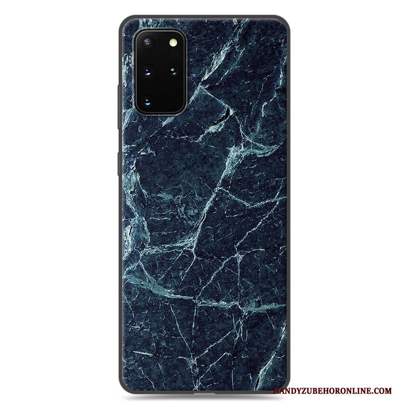 Samsung Galaxy S20+ All Inclusive Hoes Eenvoudige Zacht Houtnerf Hoesje Telefoon Siliconen