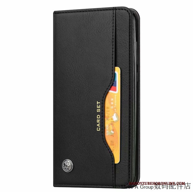 Samsung Galaxy S20 Hoes Eenvoudige Bescherming Leren Etui Folio Hoesje Telefoon Anti-fall