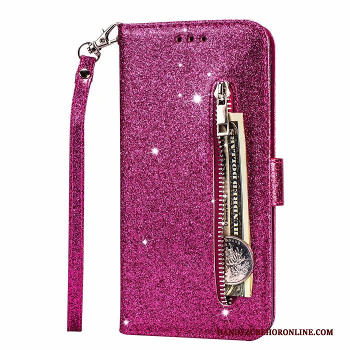 Samsung Galaxy S20 Hoes Roze Ster Kaart Leren Etui Hoesje Telefoon Folio