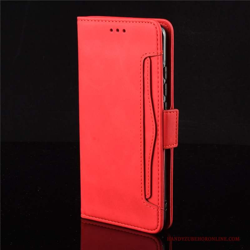 Samsung Galaxy S20 Hoesje Hoes Rood Mobiele Telefoon Leren Etui Bedrijf Ster Voelen