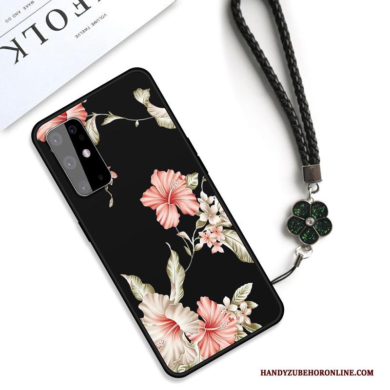 Samsung Galaxy S20+ Hoesje Persoonlijk Chinese Stijl Zwart All Inclusive Zacht Klassiek Bloemen