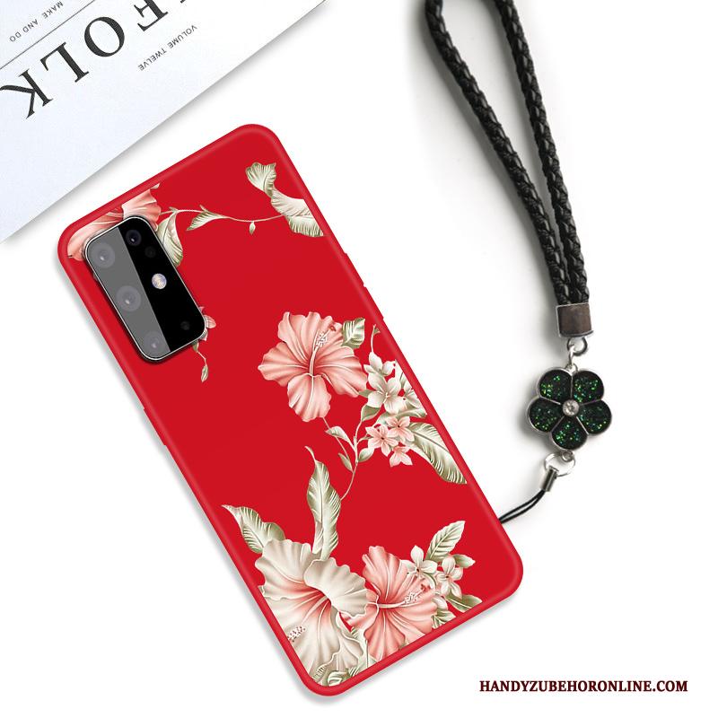 Samsung Galaxy S20+ Hoesje Persoonlijk Chinese Stijl Zwart All Inclusive Zacht Klassiek Bloemen