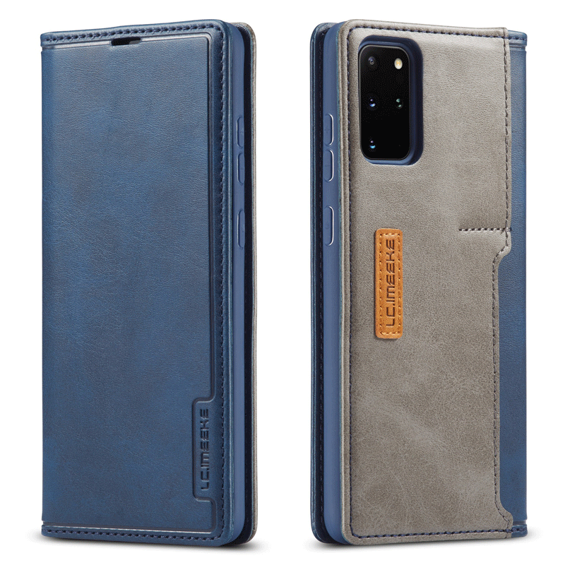 Samsung Galaxy S20+ Leren Etui All Inclusive Geel Pu Anti-fall Hoesje Bescherming