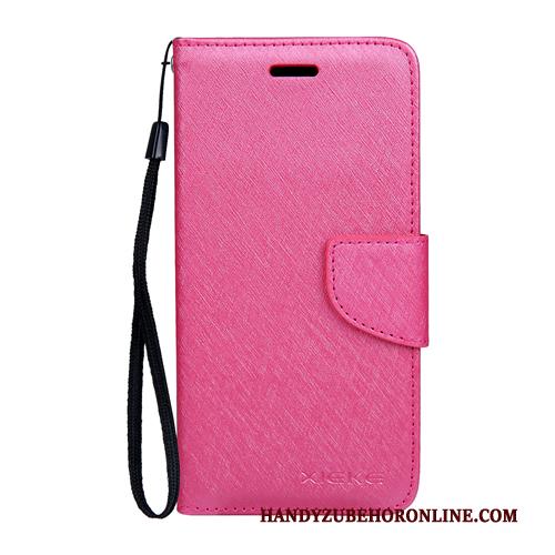 Samsung Galaxy S20 Rood Hoes Folio Zijde Leren Etui Bedrijf Hoesje Telefoon