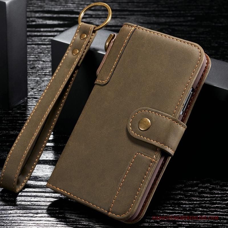 Samsung Galaxy S20 Ultra Hoesje Leren Etui Echt Leer Anti-fall Geel Folio Bedrijf Bescherming