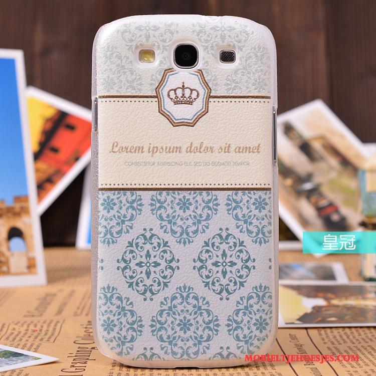 Samsung Galaxy S3 Geschilderd Hoesje Telefoon Bescherming Blauw Ster Patroon Trend