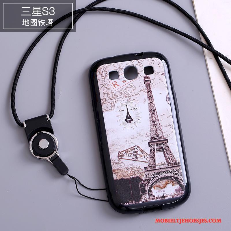 Samsung Galaxy S3 Hoes Ster Spotprent Hanger Hoesje Kleur Bescherming