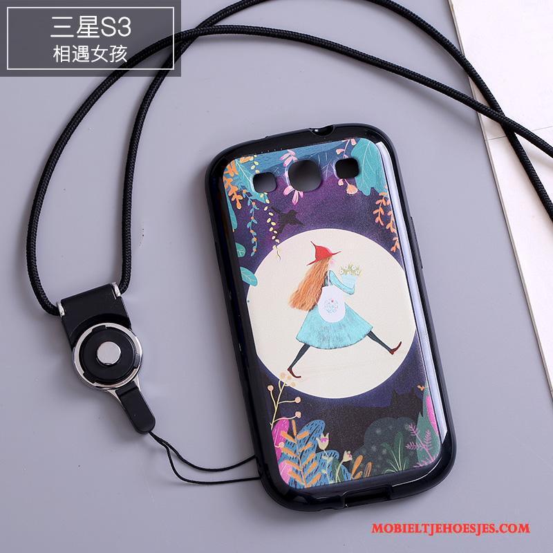 Samsung Galaxy S3 Hoes Ster Spotprent Hanger Hoesje Kleur Bescherming