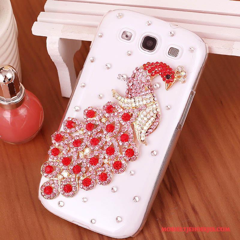 Samsung Galaxy S3 Hoesje Hard Mobiele Telefoon Bescherming Telefoon Met Strass Roze