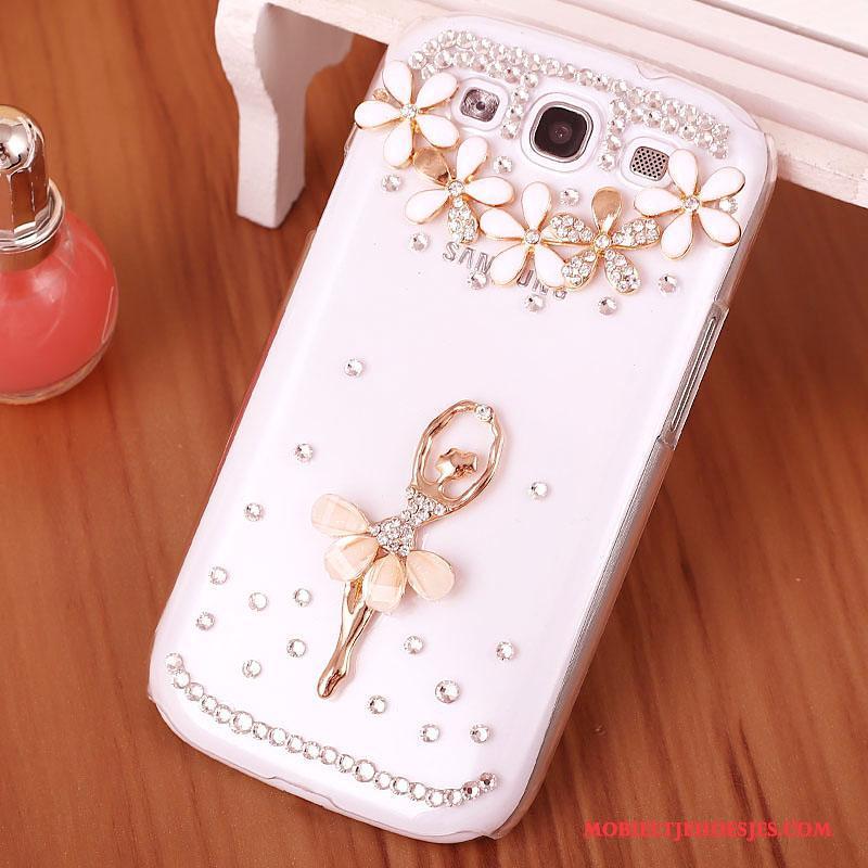 Samsung Galaxy S3 Hoesje Hard Mobiele Telefoon Bescherming Telefoon Met Strass Roze