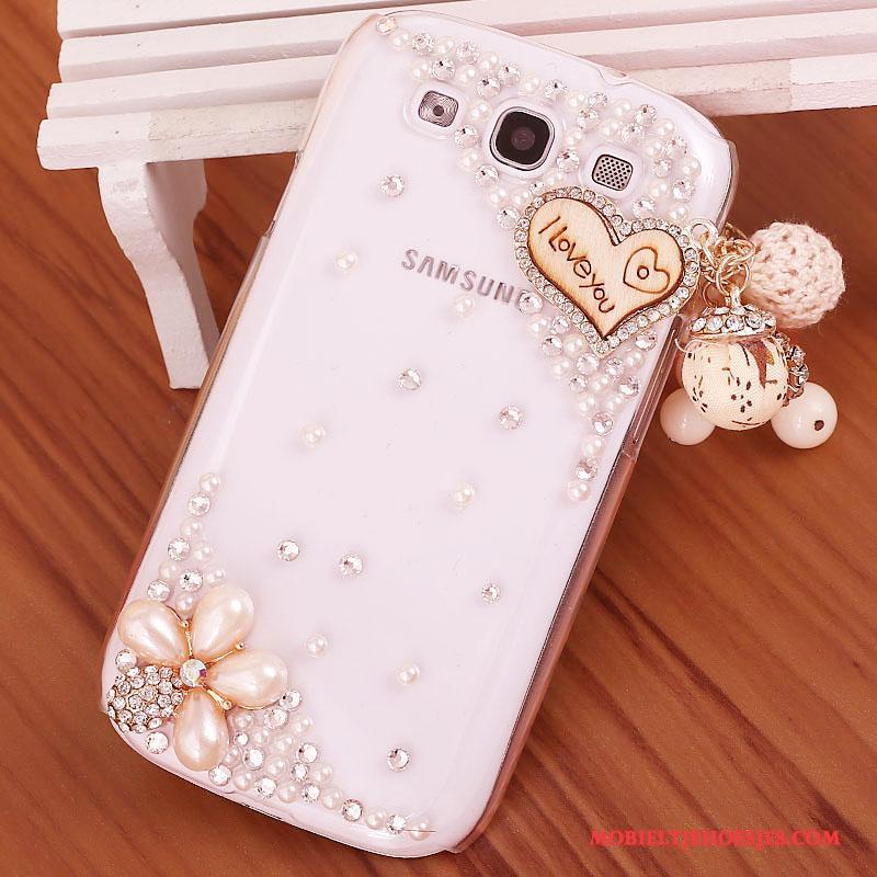 Samsung Galaxy S3 Hoesje Hard Mobiele Telefoon Bescherming Telefoon Met Strass Roze