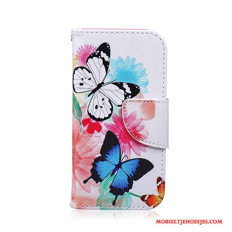 Samsung Galaxy S3 Leren Etui Zwart Geschilderd Hoes Bescherming Hoesje Telefoon Ster