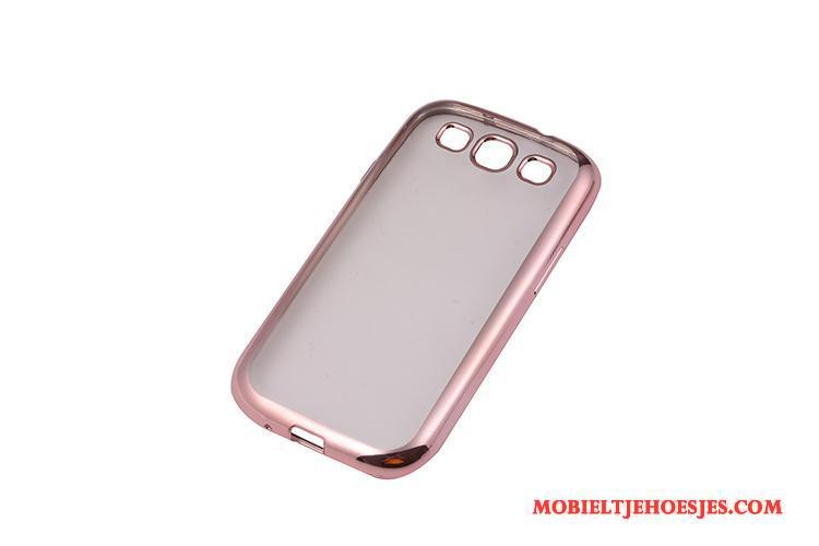 Samsung Galaxy S3 Mobiele Telefoon Plating Siliconen Goud Zacht Hoesje Ster