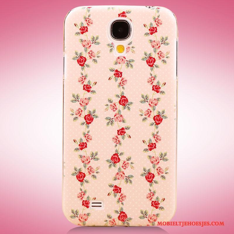 Samsung Galaxy S4 Bescherming Purper Hoesje Telefoon Ster