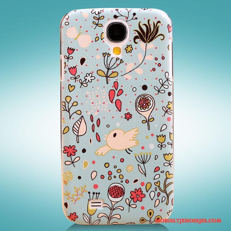 Samsung Galaxy S4 Hoes Groen Ster Hoesje Telefoon Bescherming Geschilderd