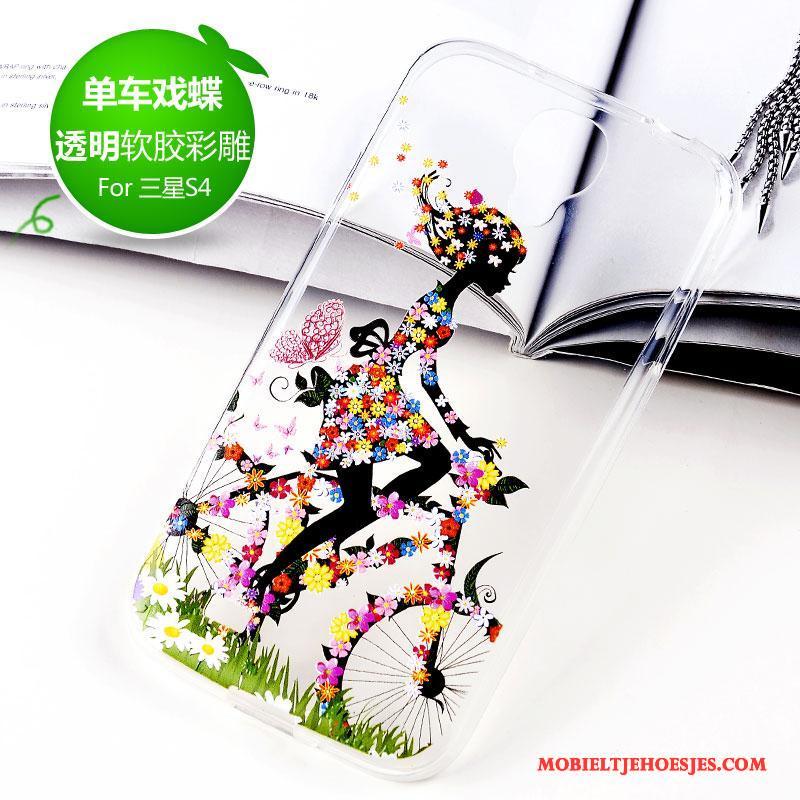 Samsung Galaxy S4 Hoesje Bescherming Anti-fall Hoes Mobiele Telefoon Ster Siliconen Groen