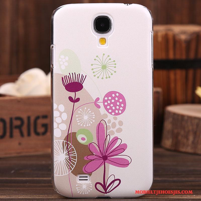 Samsung Galaxy S4 Hoesje Telefoon Bescherming Roze Ster