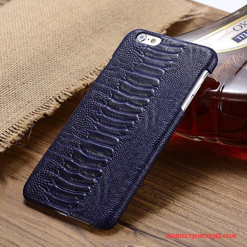 Samsung Galaxy S4 Mobiele Telefoon Achterklep Zwart Leren Etui Anti-fall Hoesje Echt Leer