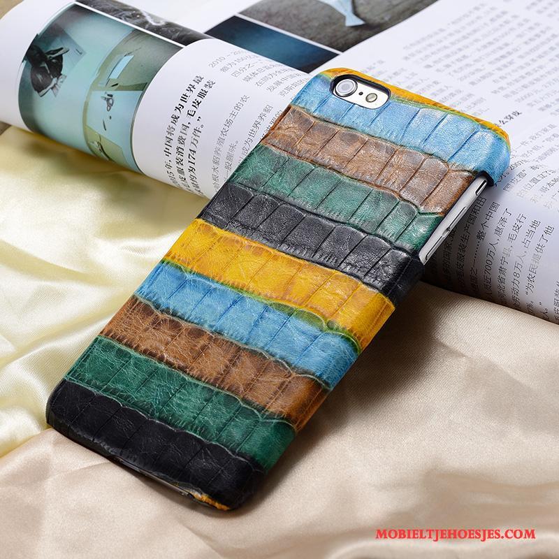 Samsung Galaxy S4 Mobiele Telefoon Achterklep Zwart Leren Etui Anti-fall Hoesje Echt Leer