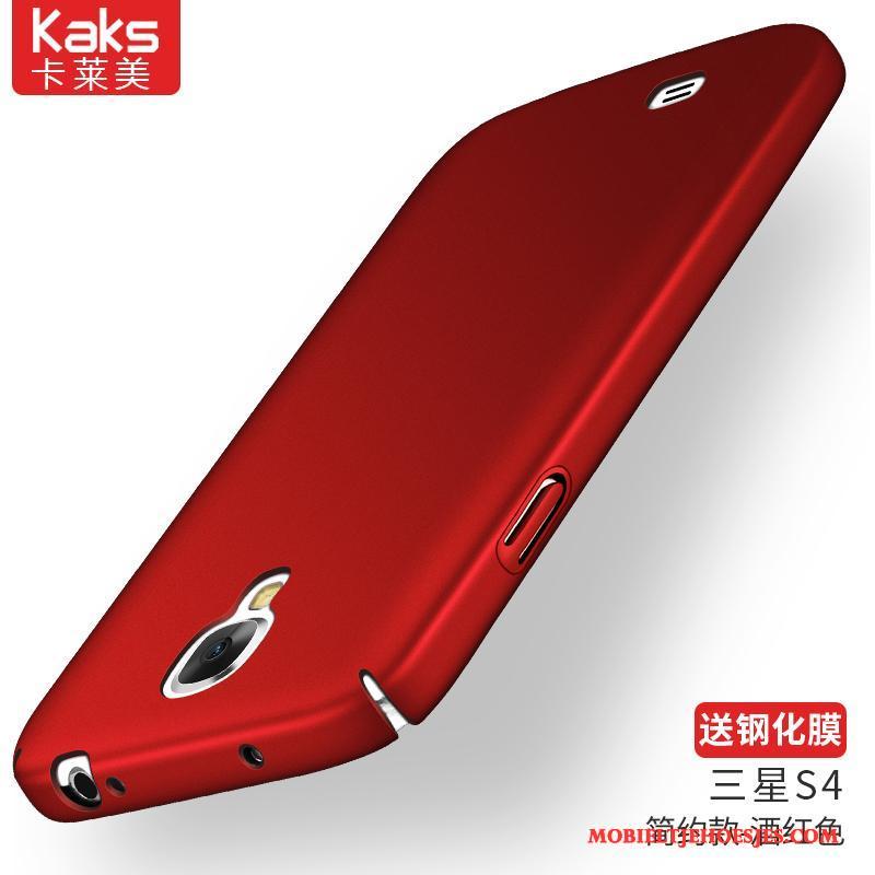 Samsung Galaxy S4 Rood Hoesje Ster All Inclusive Schrobben Hard Telefoon