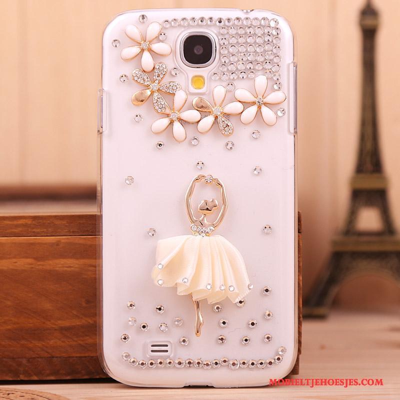 Samsung Galaxy S4 Ster Met Strass Hoesje Telefoon Bescherming Zwart