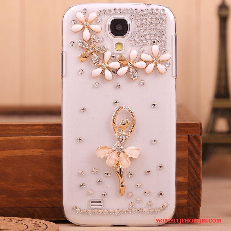 Samsung Galaxy S4 Ster Met Strass Hoesje Telefoon Bescherming Zwart