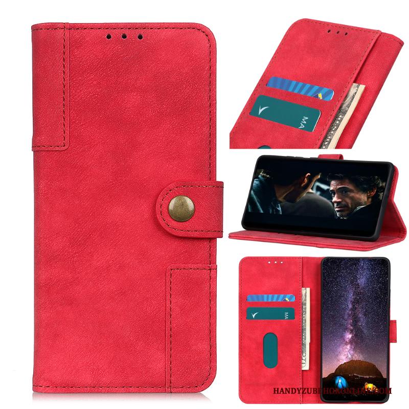 Samsung Galaxy S41 Folio Hoesje Telefoon Nieuw Leren Etui Portemonnee Ster Vintage