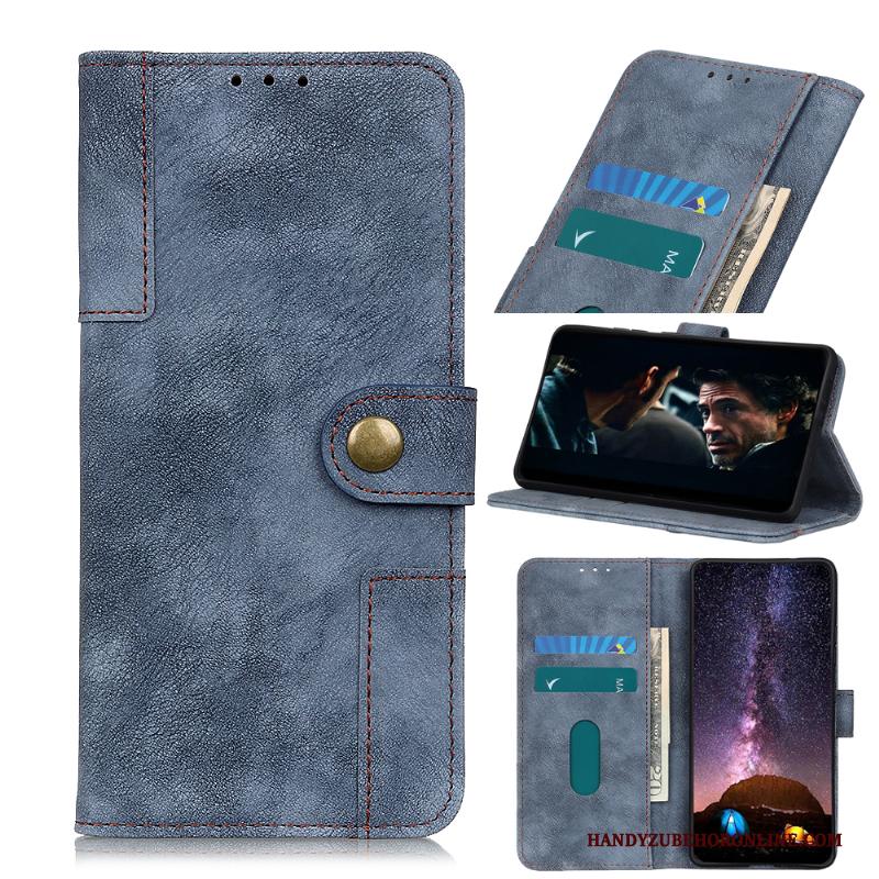 Samsung Galaxy S41 Folio Hoesje Telefoon Nieuw Leren Etui Portemonnee Ster Vintage