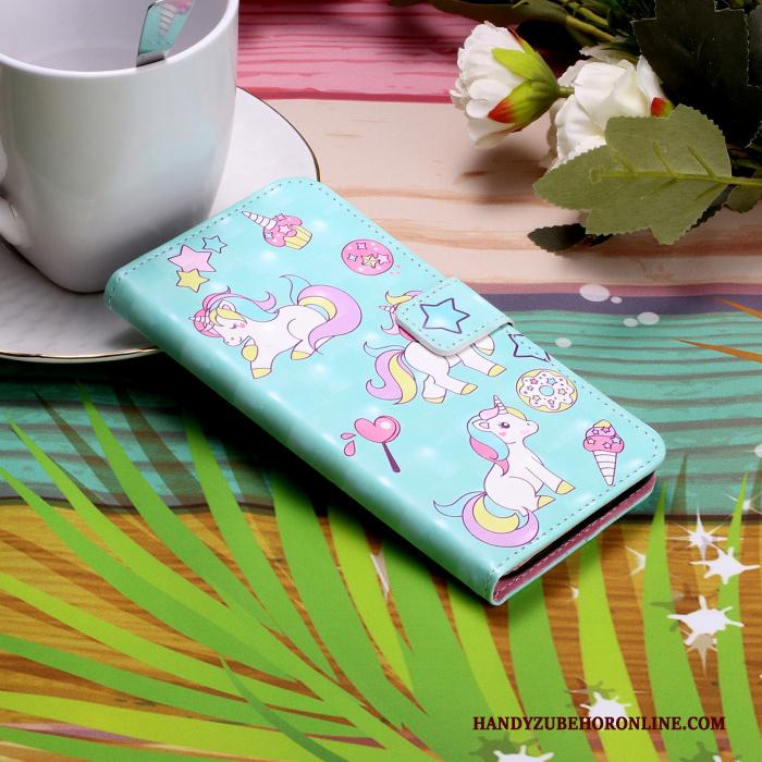 Samsung Galaxy S41 Hoesje Telefoon Leren Etui Roze Bescherming Geschilderd Folio Ster
